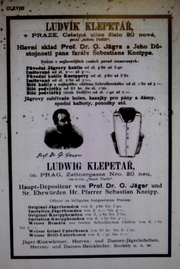 Ludvík Klepetář, Praha 1891