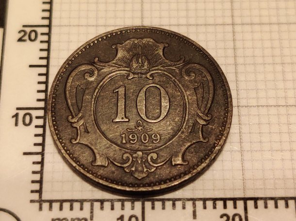 10 Haléř 1909