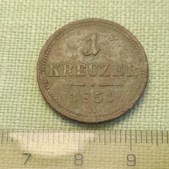 1 Kreuzer 1851