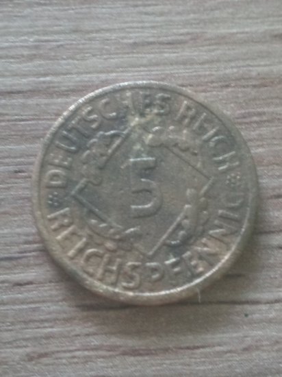 5 Reichspfennig 1926 A