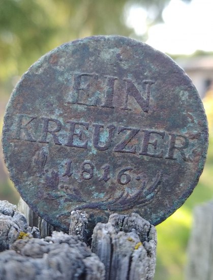 Ein Kreuzer (1 Krejcar)