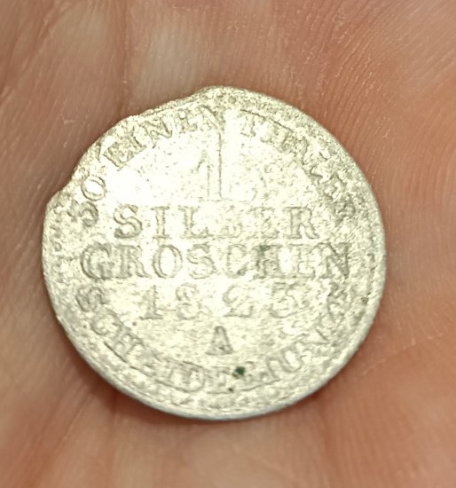 1 Silber groschen 1823, Fridrich Wilhelm III., král V. Pruský.