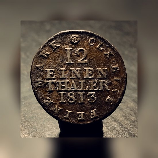 12 Einen Thaler 1813 I.G.S.