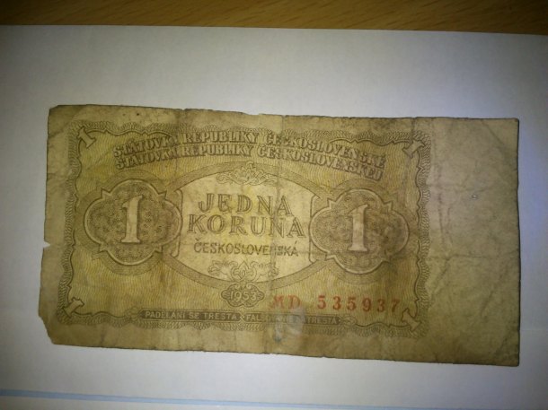 1 koruna 1953