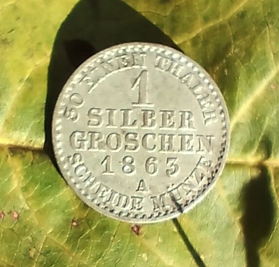 1 Silber Groschen, Wilhelm I. Pruský