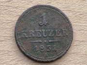 1 KREUZER 1851 A z lesa