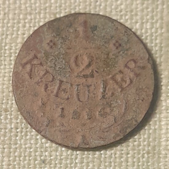 1/2 Kreuzer  1816