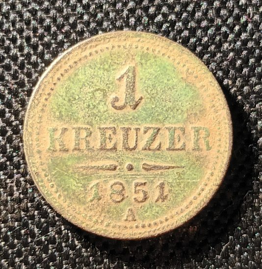 1 krejcar 1851