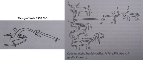 Listovitá radlice z nálezu s krojidlem