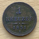 1 Kreuzer 1851 A Top