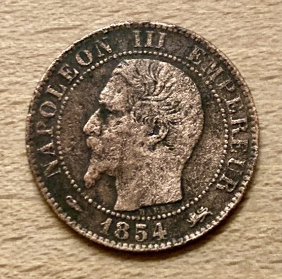 5 Centimes 1854 Napoleon III