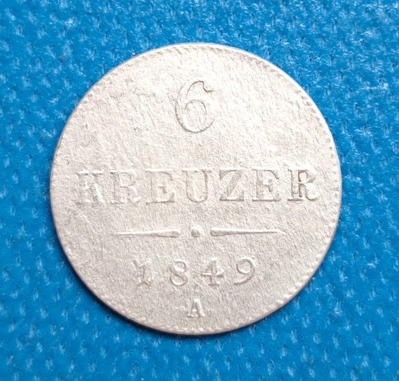 6 Krejcarů 1849