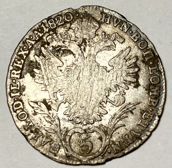 5 Kreuzer - František II (I.) (1820)