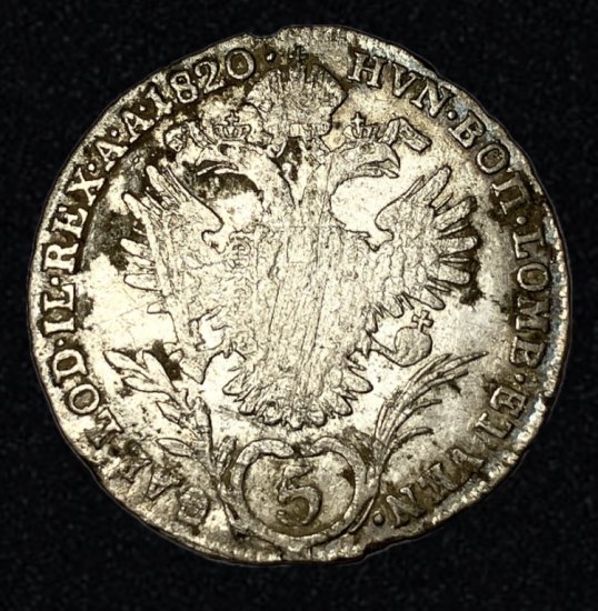 5 Kreuzer - František II (I.) (1820)