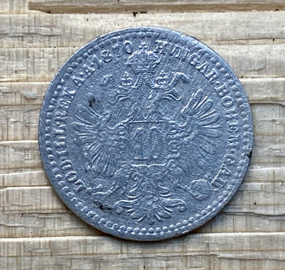 Lesní 10 Krejcar FJI. 1870