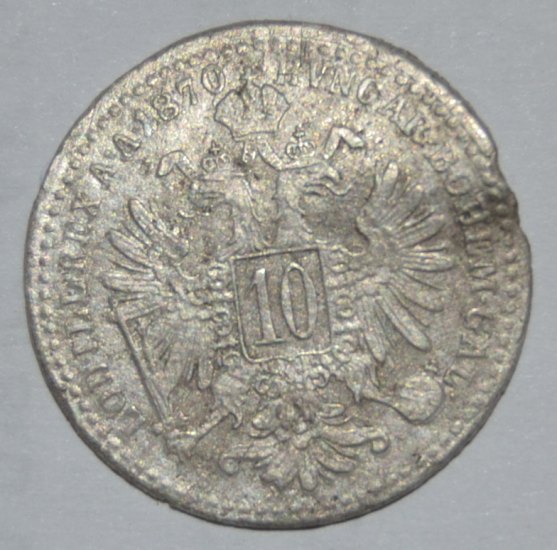 10 Kreuzer 1870