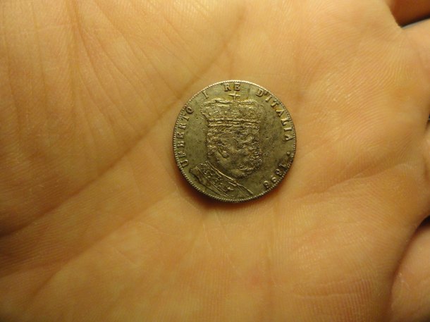 5 lir ,italská kolonie Eritrea,1896