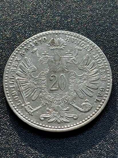 20 krejcar 1870