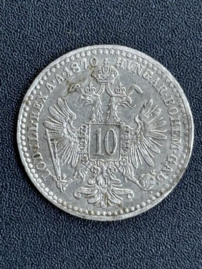 10 krejcar 1870