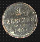 1 Kreuzer 1851