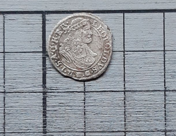 1 krejcar, Leopold I., 1672