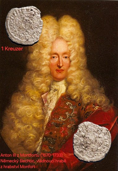 Anton III z Montfortu 1 Kreuzer