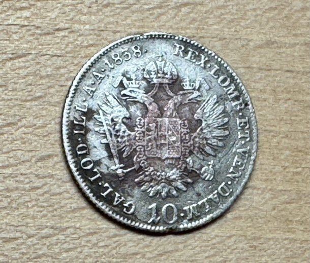 10 Krejcar 1838 C Můj 2. Ferda