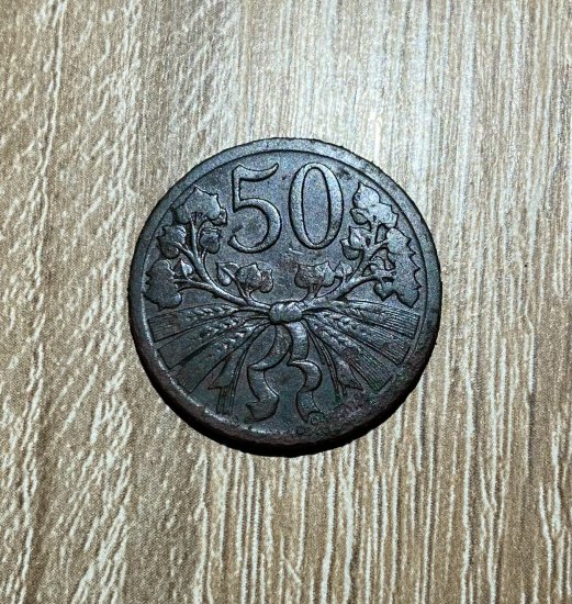 50 haléřů 1922