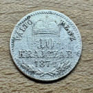 10 KRAJCZÁR 1871 GY. F