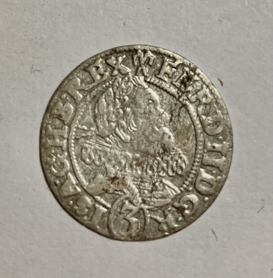 3 Krejcar Ferdinand II.  1629