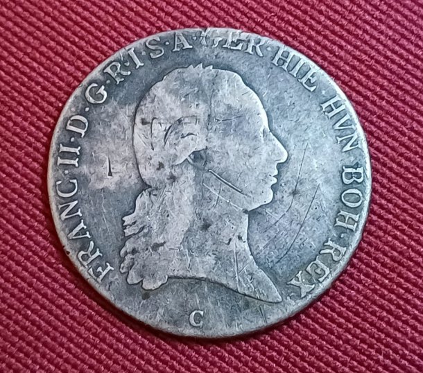 Křížový 1/2 Tolar 1797 C František II