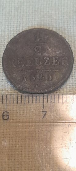 1/2 Kreuzer  1851