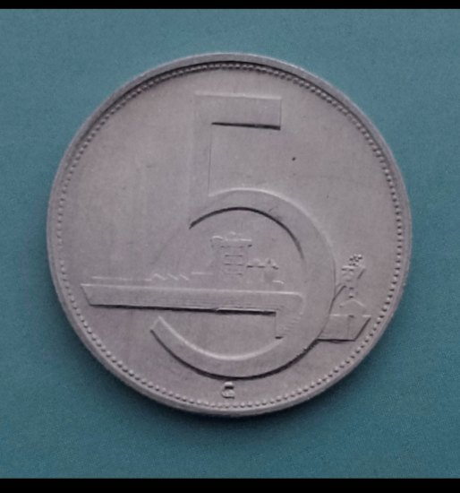 5 Koruna 1952