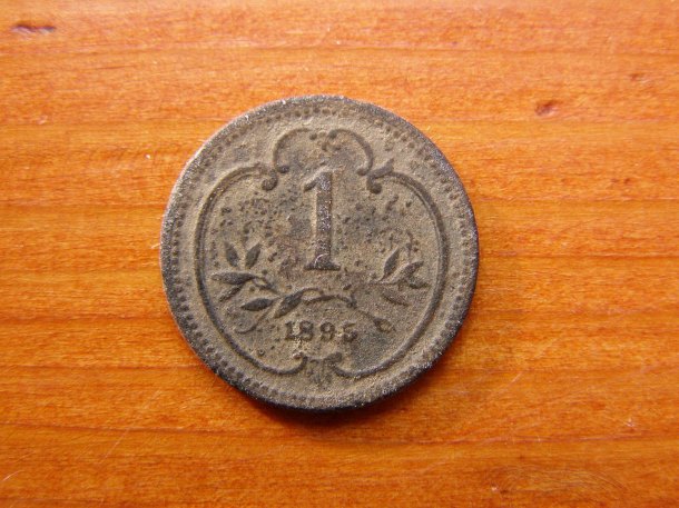 1 Heller (Halíř) 1895