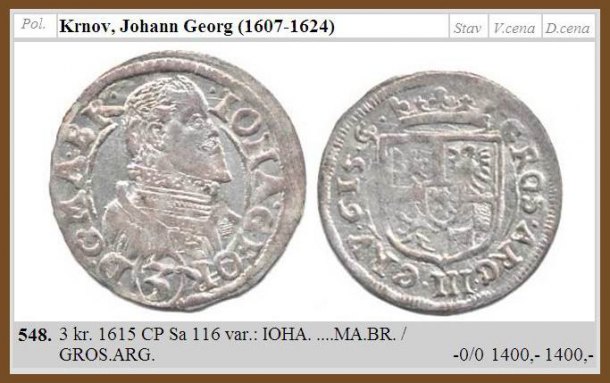 Johan Georg, 3.Kr 1616