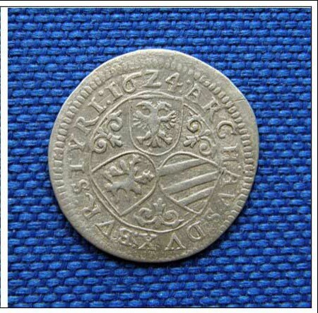 3 krejcar, Ferdinand II, 1624