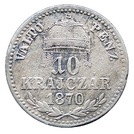 10 krajczár - 1870