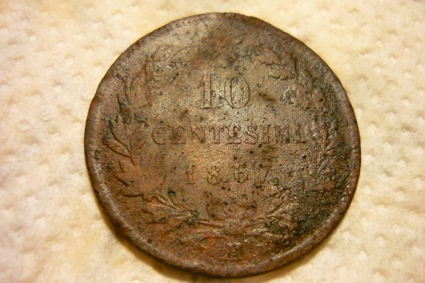 10 centisimi- Vittorio Emanuele II 1867