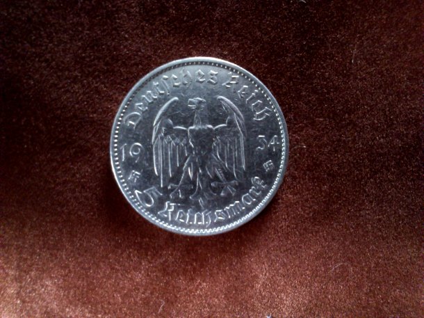 5 Deutsche Mark 1934