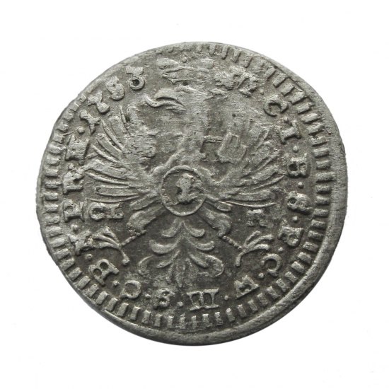 1 kreuzer - Fridrich II - 1753