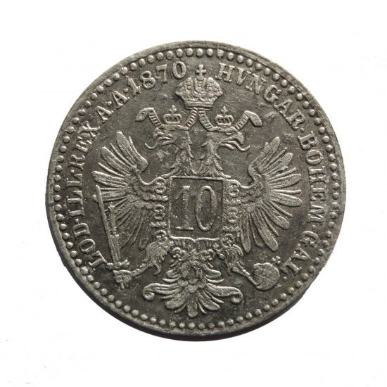 10 kreuzer - 1870