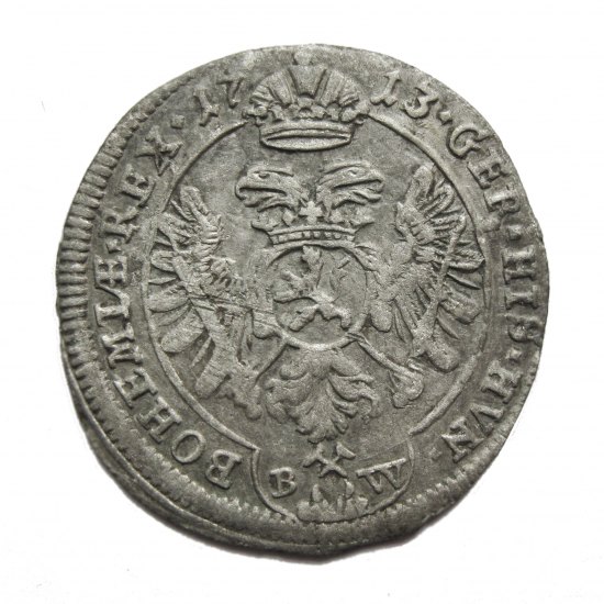 3 kreuzer - Karel VI - 1713 BW