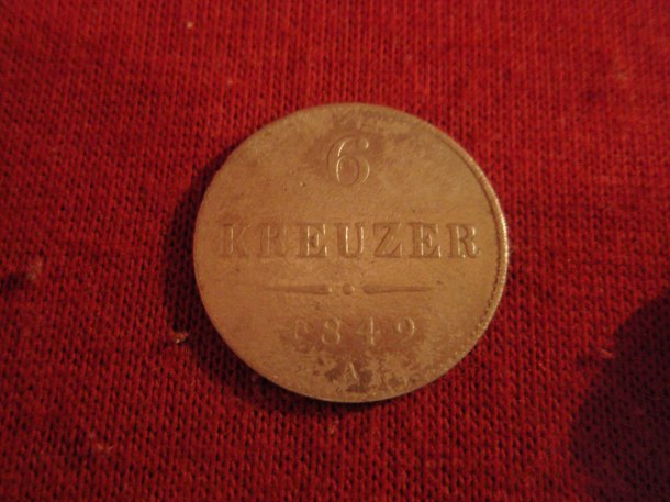 6 kreuzer 1849 A