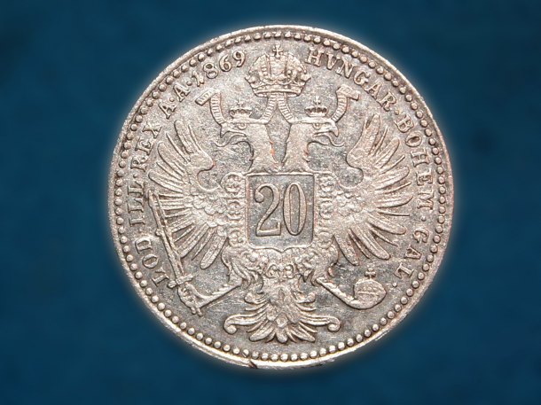 20 krejcar 1869