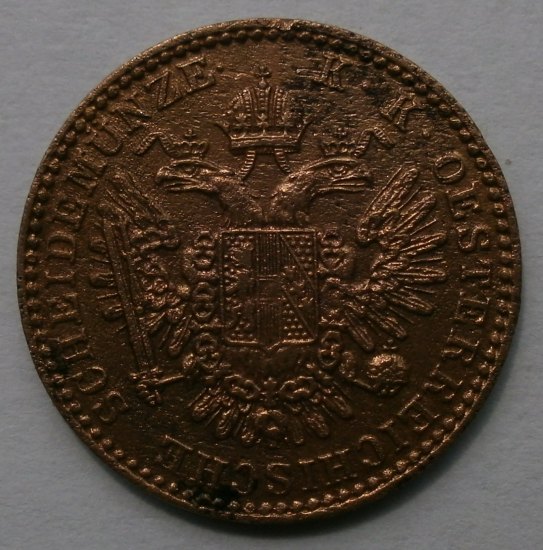 ½ Kreuzer - Franz Joseph I 1851 A