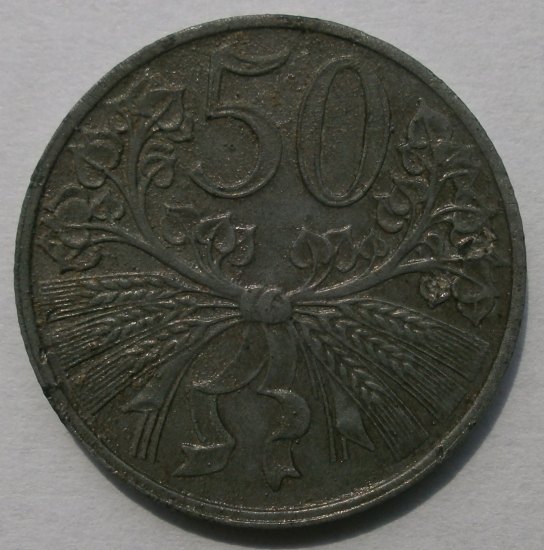 50 Haléřů 1944