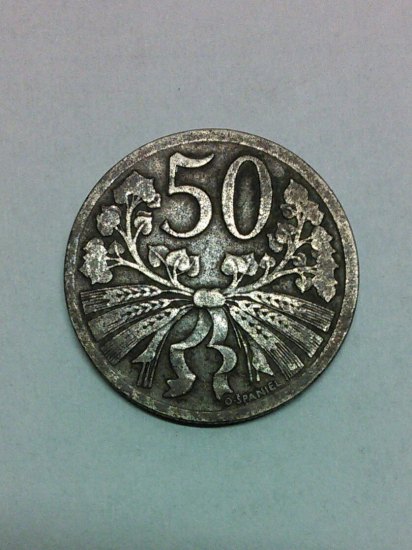 50 haléř 1922