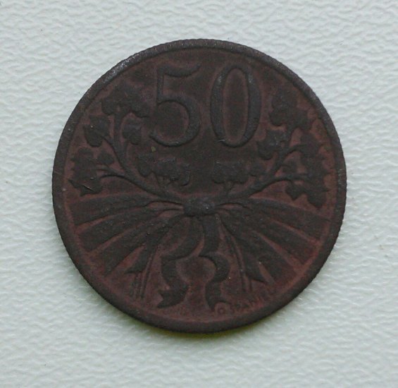 50 haléřů 1921