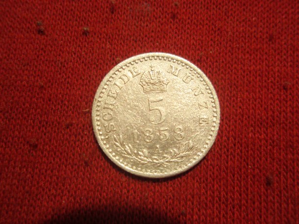 5 kreuzer 1858 A