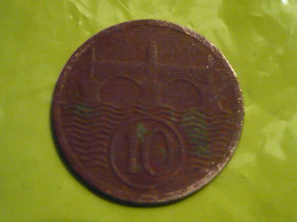 10 Haléřů 1928